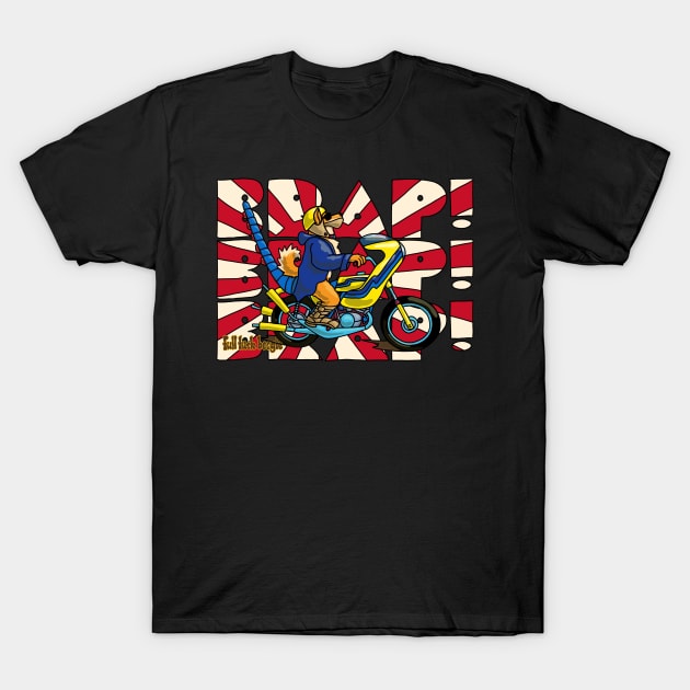 Bosozoku Shibe T-Shirt by FullTuckBoogie